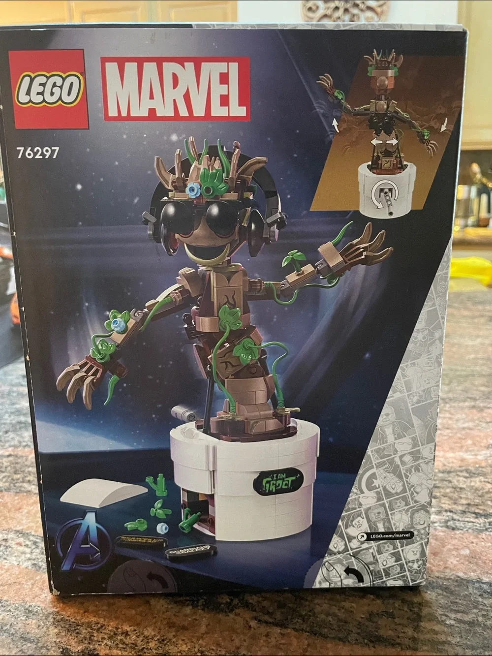 Lego Marvel 10+ Dancing Groot 76297 459 pcs NWT